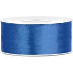 Stuha saténová ROYAL BLUE, 25 mm x 25 m – Zboží Dáma
