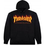 Thrasher Flame Logo Black – Zboží Dáma