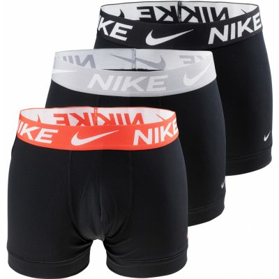 Nike pánská boxerky TRUNK 3PK 0000KE1156C4R černá – Zboží Mobilmania