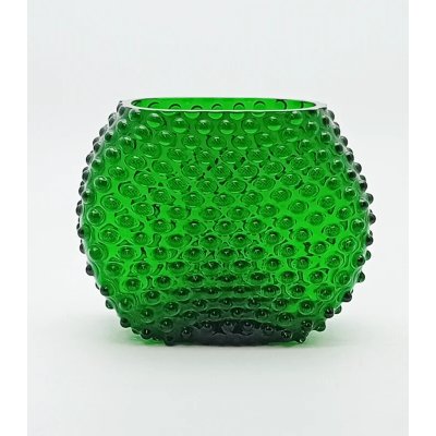 Váza 15cm - Hobnail - Ananas - tmavě zelená – Hledejceny.cz