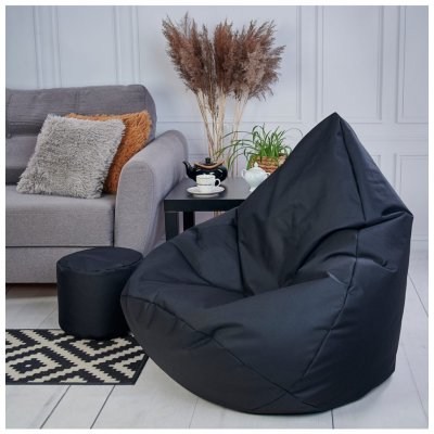 Supplies sedací pytel outdoor relax černá – Zboží Dáma