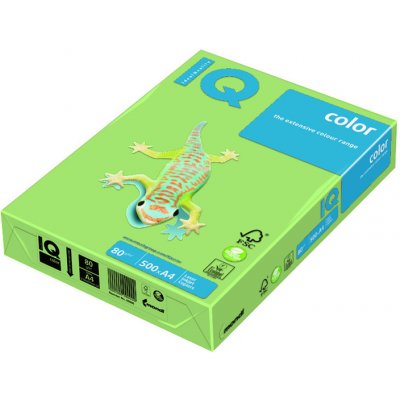 IQ Color barevný kancelářský papír A4 80 g 500 ks neon zelená – Zboží Dáma
