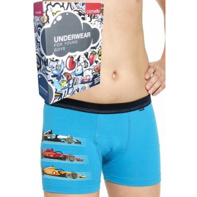 Cornette Young Race chlapecké boxerky s auty – Hledejceny.cz