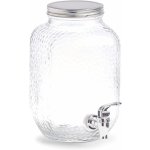 Zeller Skleněná nádoba na limonádu s kohoutkem a víkem 3,8 l 26x16 cm – Zboží Dáma