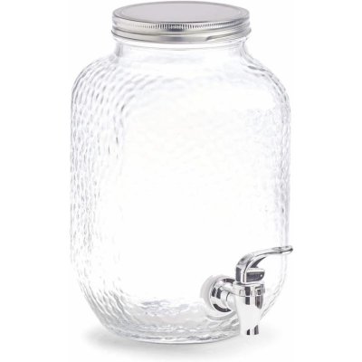 Zeller Skleněná nádoba na limonádu s kohoutkem a víkem 3,8 l 26x16 cm – Zboží Dáma