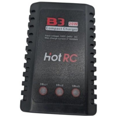 RCobchod Nabíječka HOT RC B3 20W 1,6A pro 2S-3S LiPo baterie – Zboží Dáma