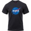 Pánské Tričko Rothco triko se znakem NASA ČERNÉ Černá