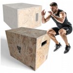 Plyometrická bedna crossfit fitness 30x40x50 cm pro cvičení jump box fit – Zboží Dáma
