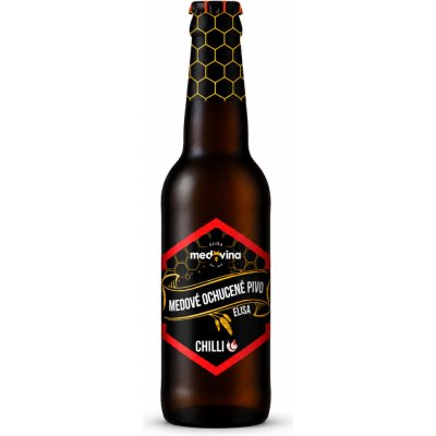 Elisa Medové pivo s chilli medovinou 5,9% 0,33 l (holá láhev) – Zboží Dáma