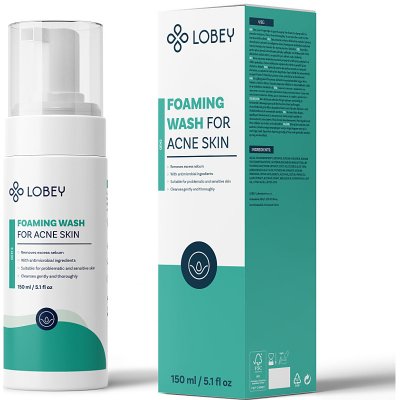 LOBEY® Classic Akné čisticí pěna na obličej i tělo 150 ml – Sleviste.cz
