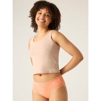Modibodi Menstruační kalhotky Basic Mid-Rise Brief Moderate-Heavy Papaya – Zboží Mobilmania