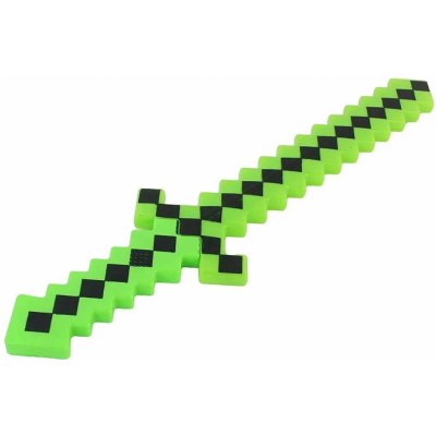 Minecraft Led svítící meč zelená – Zbozi.Blesk.cz