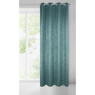 HOTOVÝ ZÁVĚS AINA 135X250 CM TYRKYSOVÁ – Hledejceny.cz