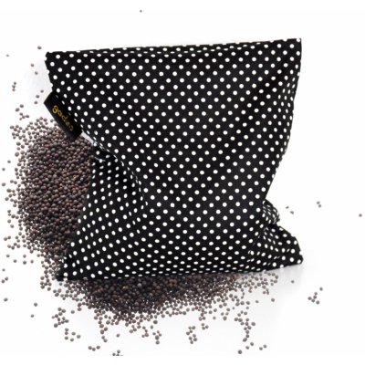 GADEO Řepkový polštářek LITTLE DOTS BLACK – Zboží Mobilmania