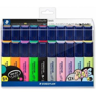 Staedtler Textsurfer Classic 364 WP20 20 různých barev – Hledejceny.cz