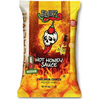 Blair's bramborové chipsy s příchutí pálivé medové omáčky 50 g – Sleviste.cz