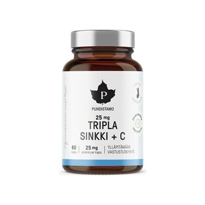 Puhdistamo Zinek + Vitamin C 60 kapslí – Hledejceny.cz