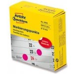 Avery Zweckform 3850 Samolepící kolečka 10 mm 800 ks purpurové – Hledejceny.cz