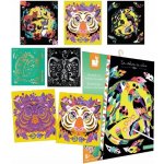 Janod Vyškrabávací obrázky Zvířátka světa – Zboží Dáma