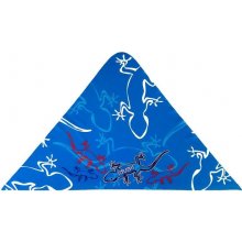 Rituall trojcípý šátek ještěrky modrá