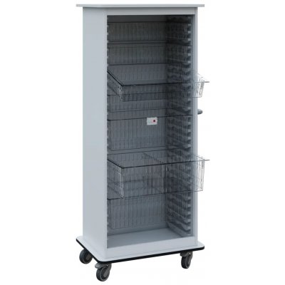 DEXTER 26 TRANSPARENT vozík boxový, otevřený, 1780x750x520 mm, bílá – Hledejceny.cz