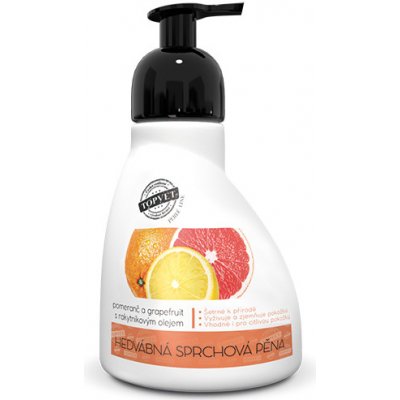 Perlé Cosmetic sprchová pěna pomeranč a grapefruit s rakytníkovým olejem 300 ml