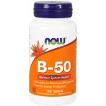NOW Foods Vitamin B-50 Complex 100 rostlinných kapslí – Hledejceny.cz