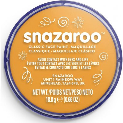 Snazaroo barva na obličej 18 ml Oranžová Ochre Yellow – Hledejceny.cz