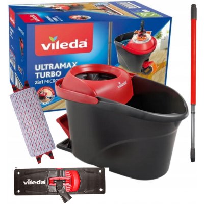 Vileda Easy Wring Ultramat Mop a kbelík plochý + náhrada – Zbozi.Blesk.cz