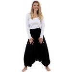 Těhotenské turecké kalhoty černé – Zboží Dáma