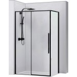 MAXMAX Sprchový kout Rea SOLAR 120x90 cm - černý – Zboží Dáma