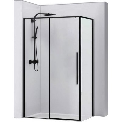 MAXMAX Sprchový kout Rea SOLAR 120x90 cm - černý – Zboží Dáma