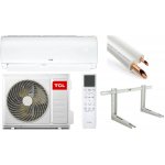 TCL Elite 3,4 kW, předizolované Cu potrubí, konzole – Zboží Mobilmania