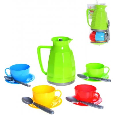 Teddies sada nádobí na čaj plast 13ks v síťce 11x20x11cm – Zboží Mobilmania