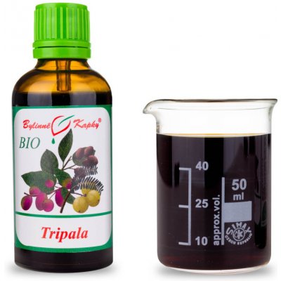 Bylinné kapky BIOTripala Triphala BIO tinktura 50 ml – Hledejceny.cz
