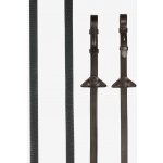 LeMieux Měkké gumové otěže Soft Rubber Havana/Silver Drezurní – Hledejceny.cz