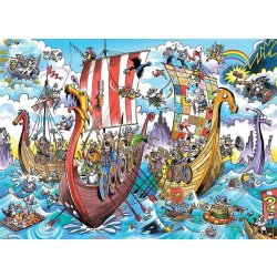 COBBLE HILL DoodleTown: Vikingská výprava 1000 dílků