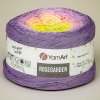 Příze Pletací příze YarnArt ROSEGARDEN 312 fialovo-růžovo-zelená, melírovaná (duhová), efektní, 250g/1000m