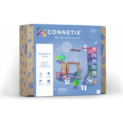 Connetix Pastel Ball Run Expansion Pack 80 ks – Zboží Mobilmania