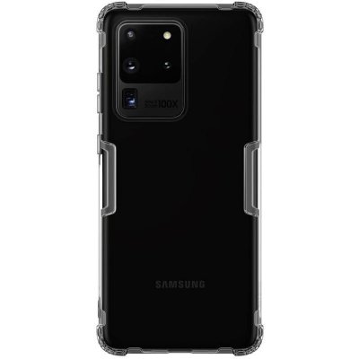 Pouzdro silikon Samsung Galaxy G988 S20 Ultra, S20 Ultra 5G Nillkin Nature kouřově černé – Zboží Mobilmania