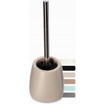 Kadax WC štětka a nádoba s delší rukojetí keramická WC štětka 12 x 36 cm béžová – Hledejceny.cz