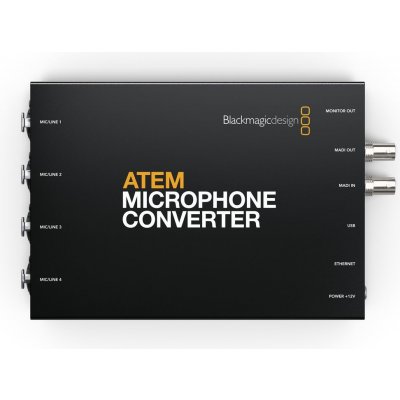 Blackmagic Design ATEM Microphone Converter – Zboží Živě