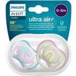 Avent Philips ultra air Deco dívka růžová/oranžová 2 ks – Zboží Mobilmania