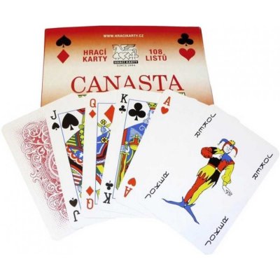 Hrací karty s.r.o. Canasta v papírové krabičce