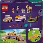 LEGO® Friends 42634 Přívěs pro přepravu koní a poníků – Zbozi.Blesk.cz