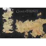 Plakát, Obraz - Game of Thrones - Westeros Map, 120 × 80 cm – Zboží Dáma