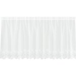 Záclona s záclonami Bílá 120 x 300 cm Polyester – Hledejceny.cz