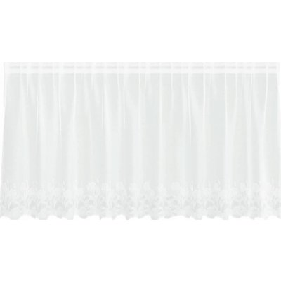 Záclona s záclonami Bílá 120 x 300 cm Polyester – Hledejceny.cz