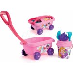 Smoby vozík na tahání Disney Princess s kbelík setem do písku 867008 – Zboží Dáma