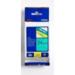 Brother TZE-751, zelená/černá, 24mm – Zboží Dáma